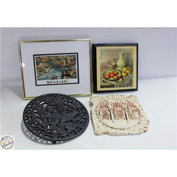 LOT OF VARIOUS MADE ARTWORK