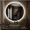 Image 1 : BRAND NEW STARBIVO LED ROUND BATHROOM MIRROR 24"