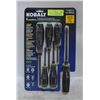 Image 1 : NEW KOBALT 6PC DIAMOND COATED TIP SCREWDRIVER SET