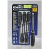 Image 1 : NEW KOBALT 6PC DIAMOND COATED TIP SCREWDRIVER SET