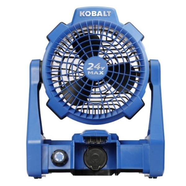 BRAND NEW KOBALT 24-V MAX CORDLESS JOBSITE FAN