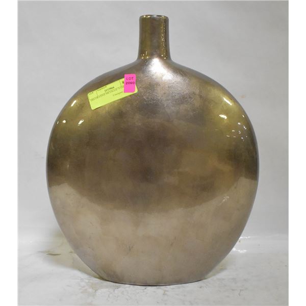 DECORATIVE METALLIC VASE- 15"