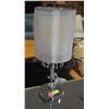 Image 1 : CHROME TABLE LAMP- 19" TALL