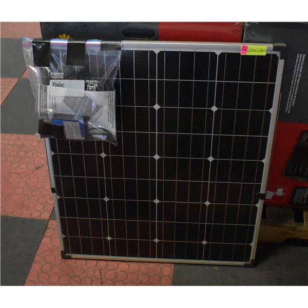COLEMAN 90 WATT SOLAR PANEL, CONTROLLER