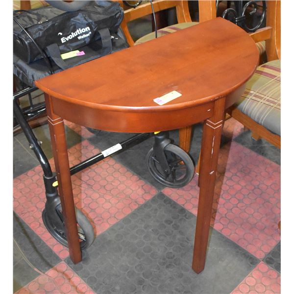 HALF MOON SIDE TABLE 26" X 28"