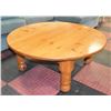 Image 1 : SOLID PINE- COFFEE TABLE- 42" ROUND