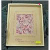 Image 1 : SHADOWBOX PRINT- ROSES CELEBRATE- 24" X 20"
