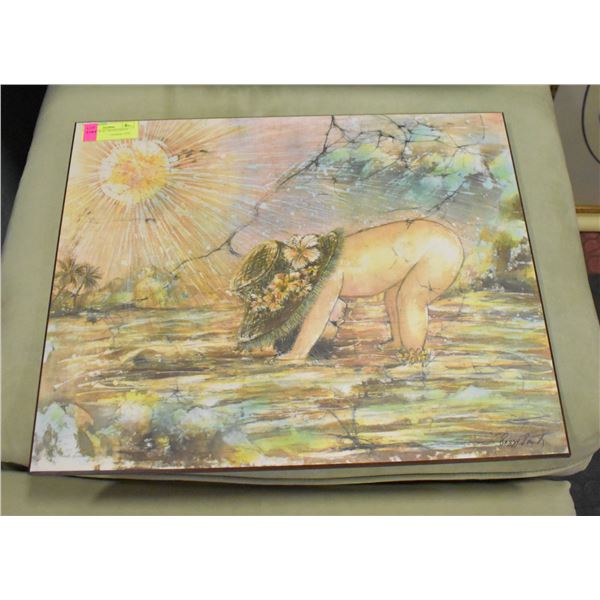 PRINT- 20" X 16"- SIGNED PEGGY PAIL