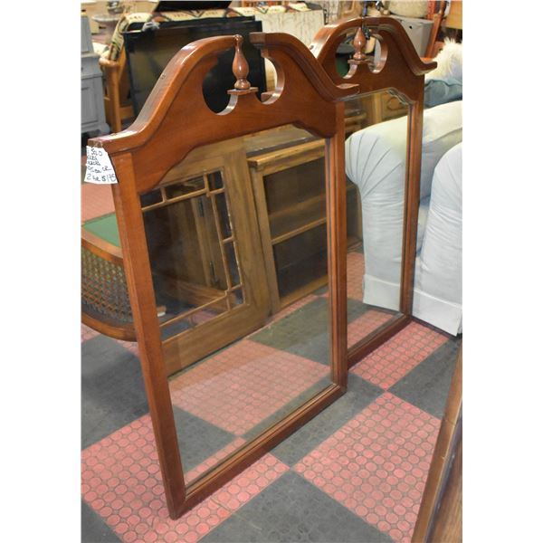 VINTAGE SOLID CHERRY MIRRORS