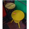 Image 1 : 2 SMALL WOODEN STOOLS