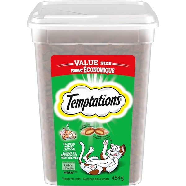 NEW PURINA TEMPTATIONS SEAFOOD MEDLEY 454G