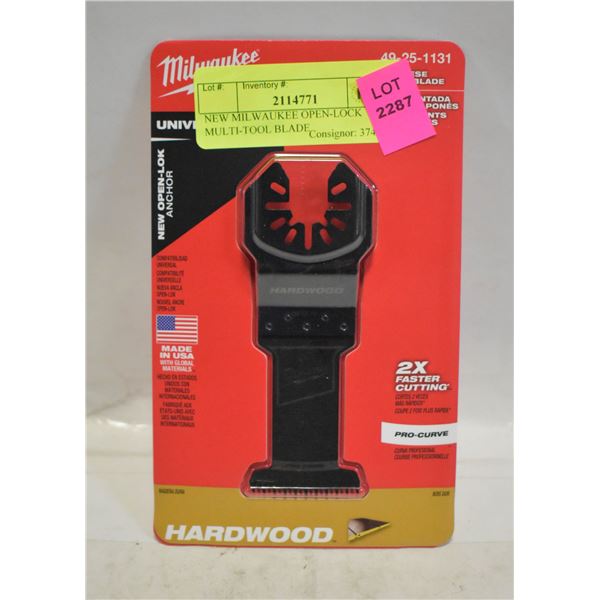 NEW MILWAUKEE OPEN-LOCK MULTI-TOOL BLADE
