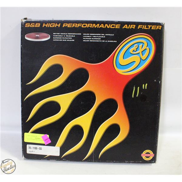 NEW 11” S&B AIR CLEANER TOP