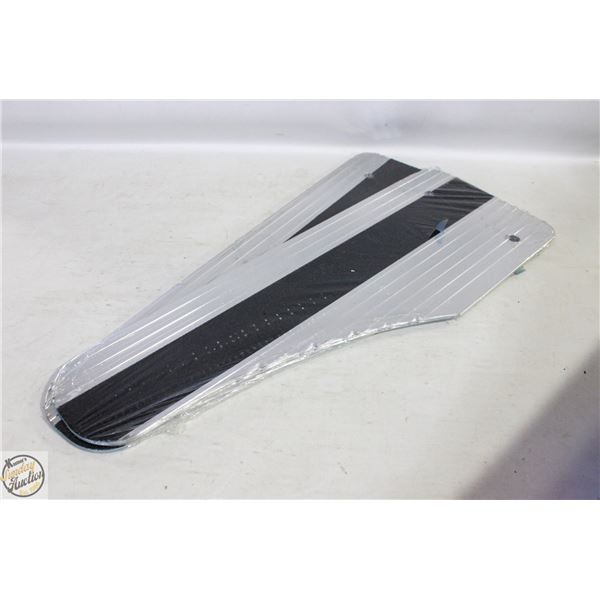 PAIR OF 6 ½ X 18” ALUMINIUM MUD FLAPS