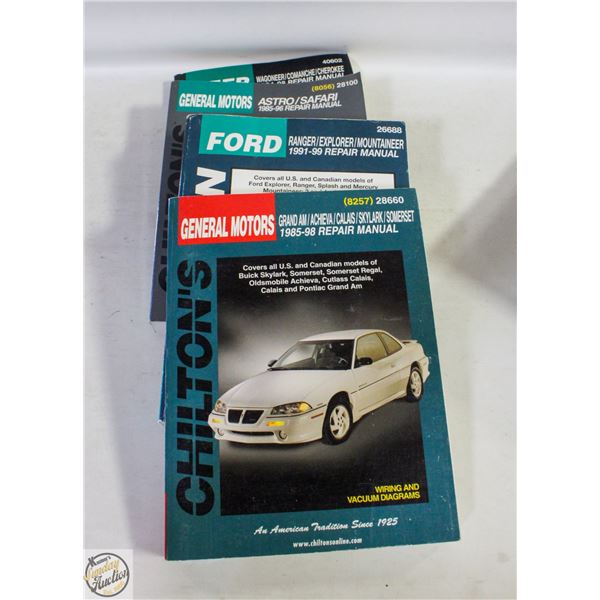 4 CHILTON’S REPAIR MANUALS