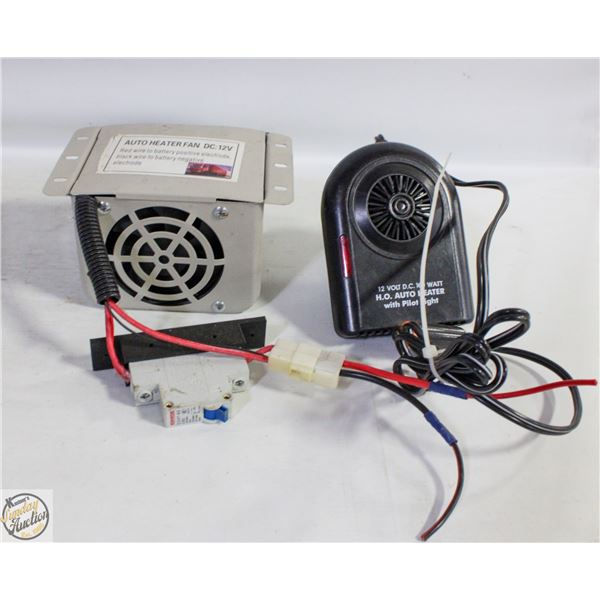 FLAT 600W & 160W 12V CAR WARMER