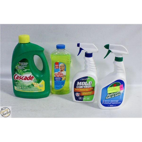 LOT OF HOME CLEANING SUPPLIES