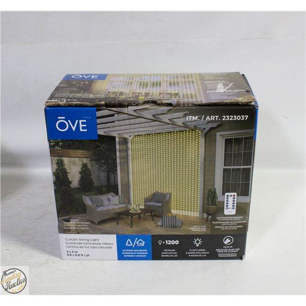 OVE WATERFALL CURTAIN STRING LIGHTS 1200