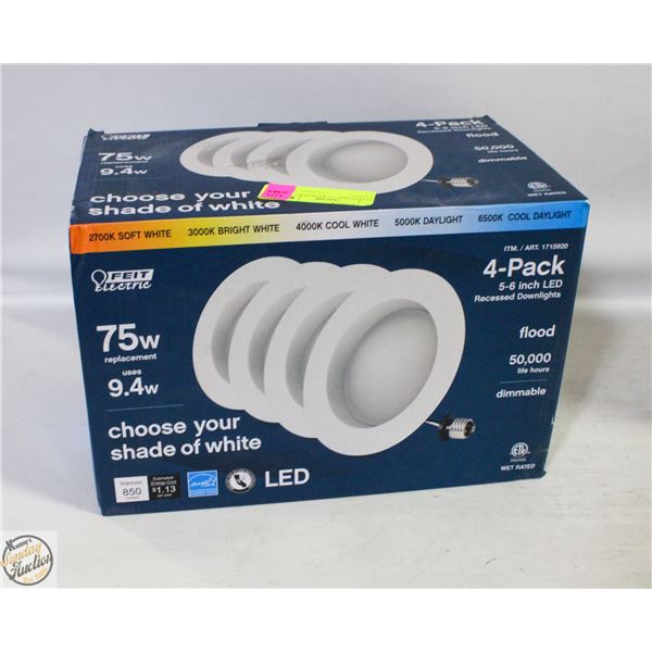 FEIT ELECTRIC 5-6 INCH LED RECESSED