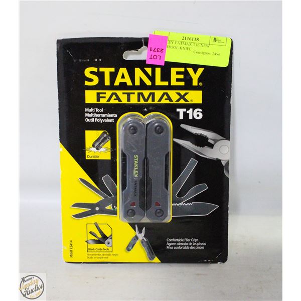 STANLEY FATMAX T16 NEW MULTITOOL KNIFE