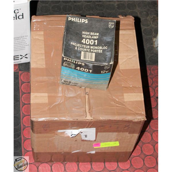 LOT OF 7 PHILIPS HIGH BEAM HEADLAMP VINTAGE