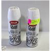Image 1 : PAIR OF KRYLON DUAL SUPERBOND WHITE PAINT