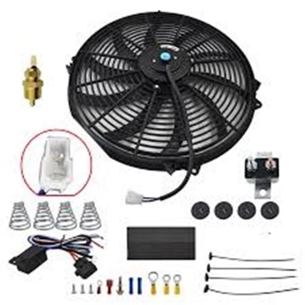 NEW W BOX LABWORK RADIATOR COOLING FAN 06-16 TOYOT