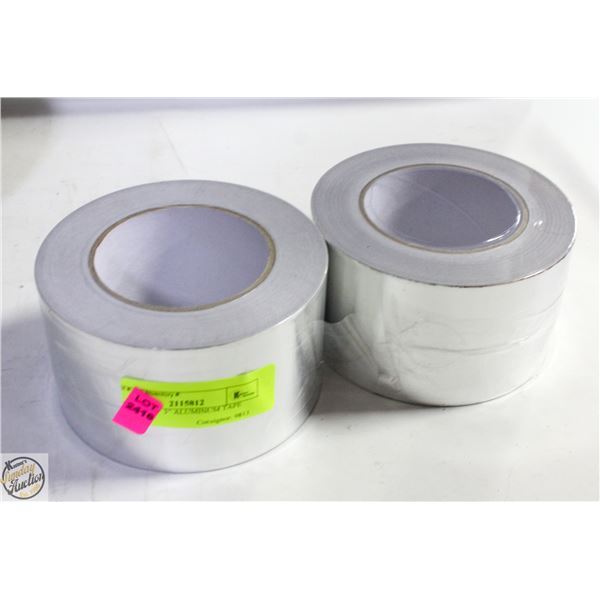2 ROLLS OF 3” ALUMINUM TAPE