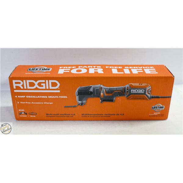 NEW HEAVY-DUTY RIDGID 4AMP OSCILLATING