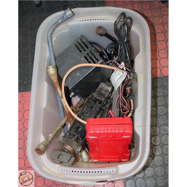 TOTE GARAGE/SHOP ITEMS, INCL LONG & SHORT IMPACT-