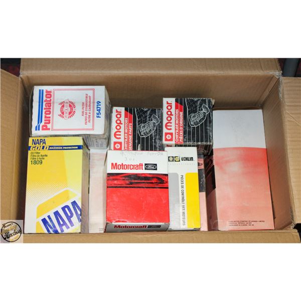 LOT OF 10 MOTOCRAFT FUEL FILTER AND