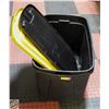 Image 1 : TWO EXTRA LARGE 120 LITER BLACK TOTES WITH