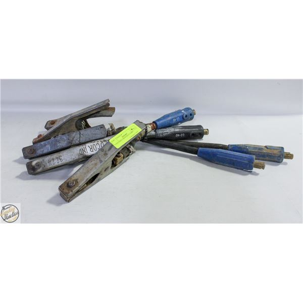 5 WELDING GROUND CLAMPS
