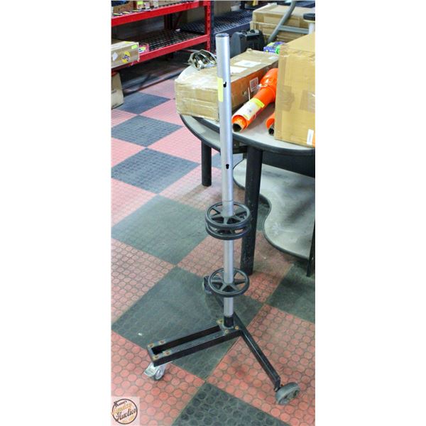 TIRE STORAGE ON WHEELS