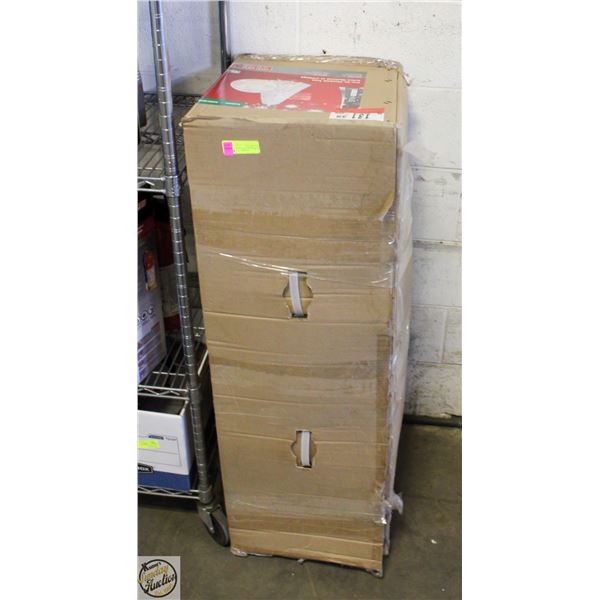 PRE LIT UBERHAUS ALL WHITE CHRISTMAS TREE