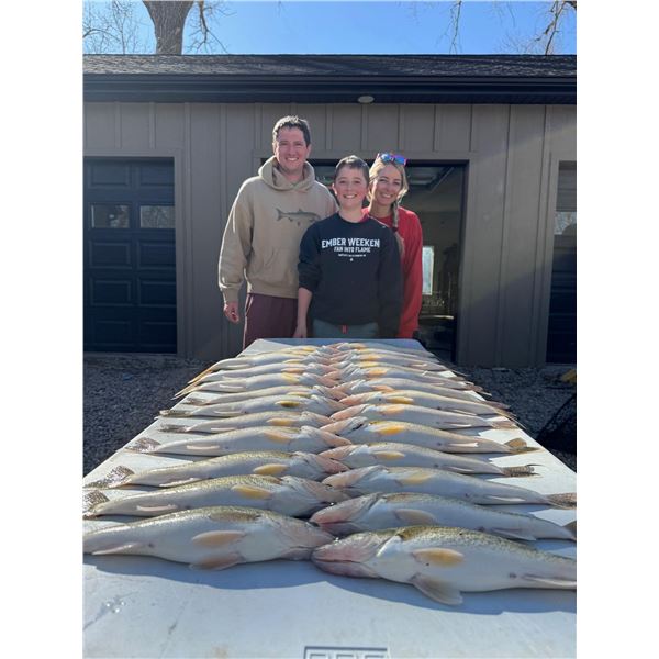 3 Day North Dakota Trophy Walleye, Northern Pike, Smallmouth Bass Fishing for 2 People.