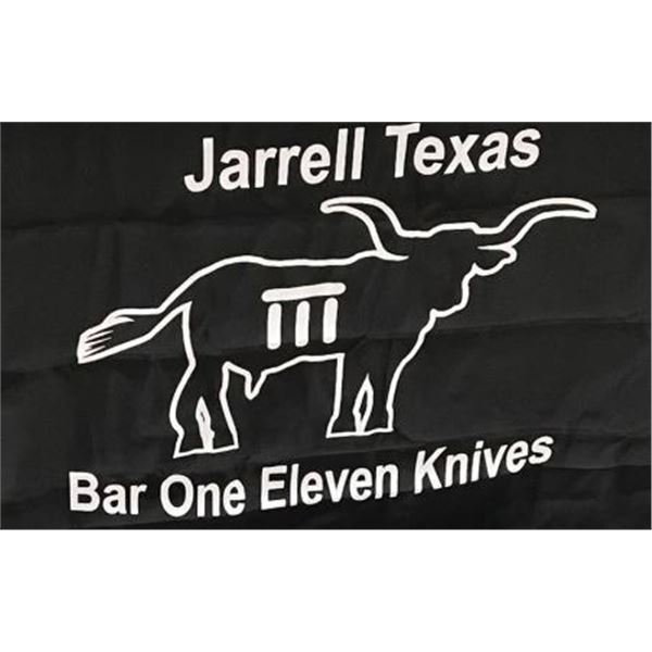 CUSTOM BAR ONE ELEVEN KNIFE DONATED BY SCOTT ROOSEVELT AND LELOIS LUTICH