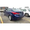 Image 2 : 2013 HYUNDAI ELANTRA, 4 DOOR SEDAN, BLU,E VIN 5NPDH4AE0DH360230,