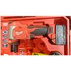 Image 2 : MILWAUKEE CORDLESS 10-TON KNOCKOUT TOOL WITH BATTERY, BITS & HARD TRANSPORT CASE (NO CHARGER,