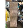 Image 2 : 70"H X 90 1/2"D WOODEN TABLE WITH FOLDING LEGS