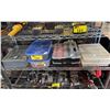 Image 1 : SHELF OF SMALL PARTS ORGANIZERS WITH ASSORTED SCREWS