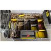 Image 2 : TWO SMALL PARTS ORGANIZERS WITH CONTENTS & ASSORTED SAND PAPERS