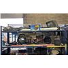 Image 1 : GREENLEE STEEL FISH TAPE, HYDRAULIC JACK, PROPANE TORCH, LEVEL, RATCHET CABLE & ASSORTED SPACE