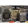 Image 2 : GREENLEE STEEL FISH TAPE, HYDRAULIC JACK, PROPANE TORCH, LEVEL, RATCHET CABLE & ASSORTED SPACE