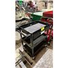 Image 1 : BLACK METAL 3 TIER MOBILE PRODUCT CART