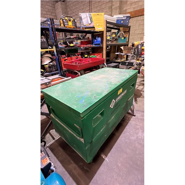 GREENLEE 48"W X 24"D X 34"H MOBILE JOBSITE BOX