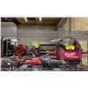 Image 1 : MILWAUKEE TOOL BAG, TWO MILWAUKEE SAWZALLS *NO BATTERIES* & TWO ELECTRIC MILWAUKEE SAWZALLS