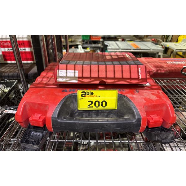 HILTI PX 10R TRANSPOINTER, HILTI PX 10T TRANSPOINTER IN A HARD TRANSPORT CASE & A HILTI PRA 20