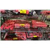 Image 1 : TWO MILWAUKEE ELECTRIC ROTARY HAMMERS IN HARD TRANSPORT CASES & A MILWAUKEE CARBIDE HOLE SAW KIT IN