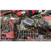 Image 2 : SHELF OF MILWAUKEE ELECTRIC SANDERS, MILWAUKEE IMPACT DRILL *NO BATTERY*,  ASSORTED MILWAUKEE